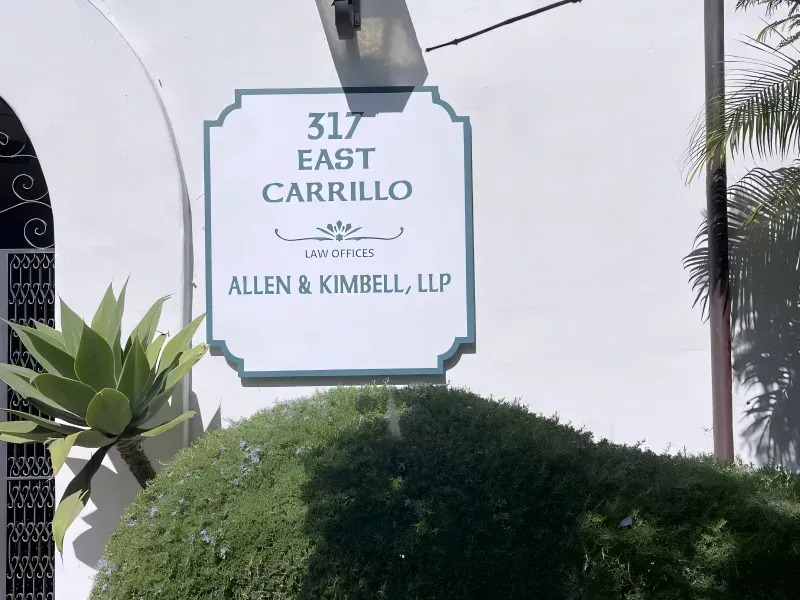 Hand-painted sign